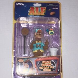 ALF Action Figure with Accessories by‎ NECA - Brown and Blue - New